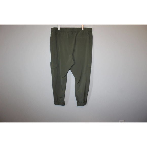 Banana Republic Tie Waist Cargo Jogger Pants Green Women's Size XXL H14705 - Picture 8 of 15